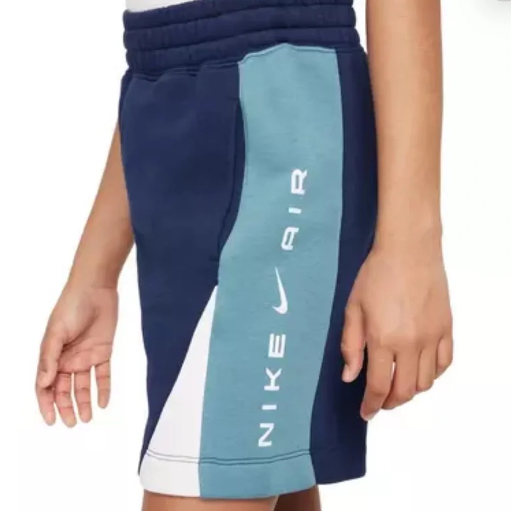 Nike Air Big Kids' Knit Shorts -Midnight Navy - kids size medium
